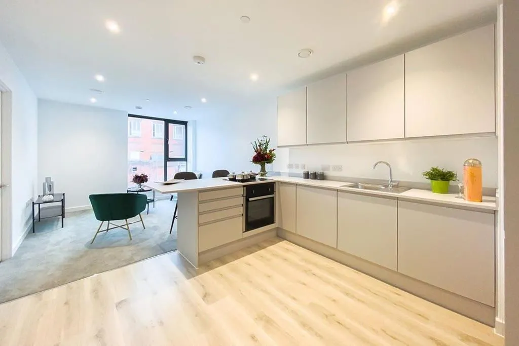 Image of Central Manchester-1BR Apartment-Free Parking-Cinema Room-Rooftop Terrace