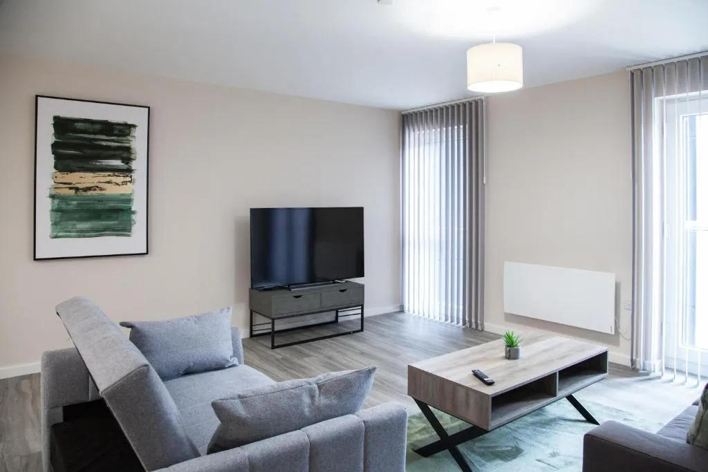 Image of Modern 2BD Apartment In Manchester City
