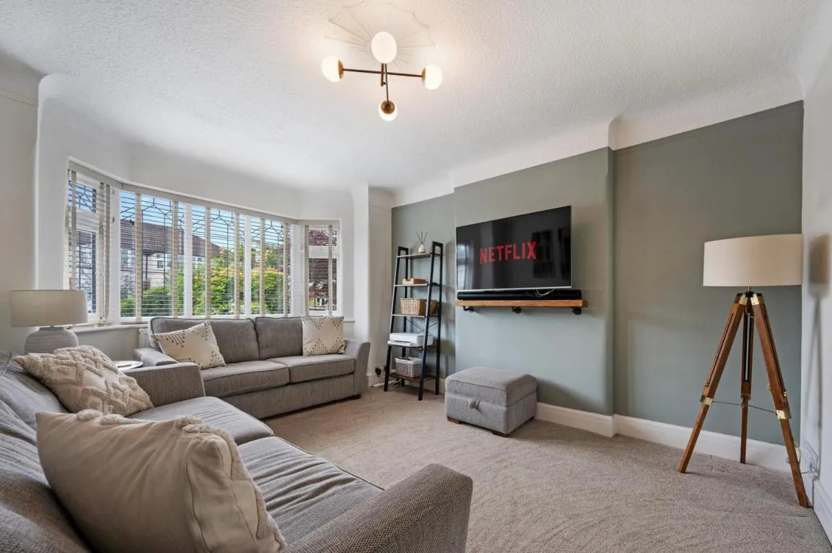 Image 1 of Pass The Keys Picture Perfect Haven in Didsbury Village – Free Parking & EV Station