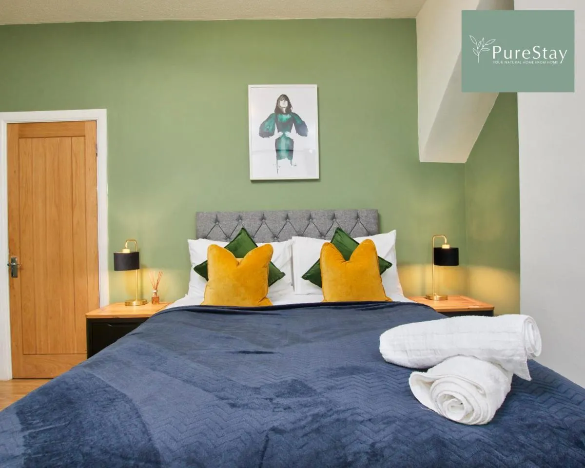 Image 1 of Three Bedroom House By PureStay Short Lets & Serviced Accommodation Manchester With Free Parking